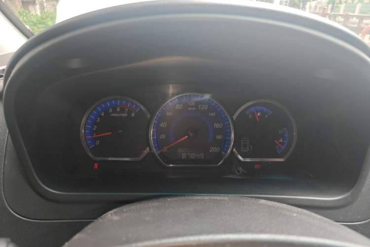 Used FORTHING CM7 2014 2.4L Manual Executive Model Odometer Close Up