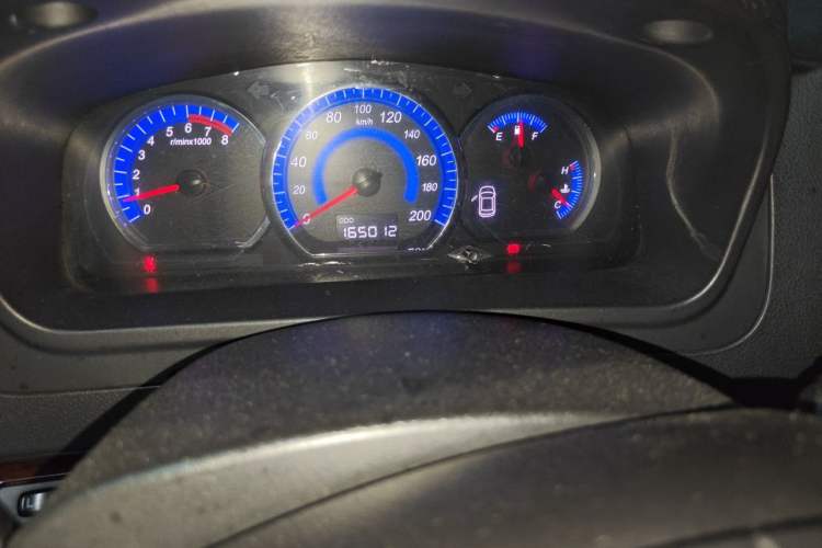 Used FORTHING CM7 2014 2.4L Manual Business Model Odometer Close Up