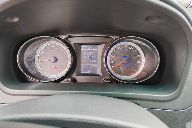 Used FORTHING CM7 2018 Classic Edition 2.0T Automatic Luxury Model Odometer Close Up