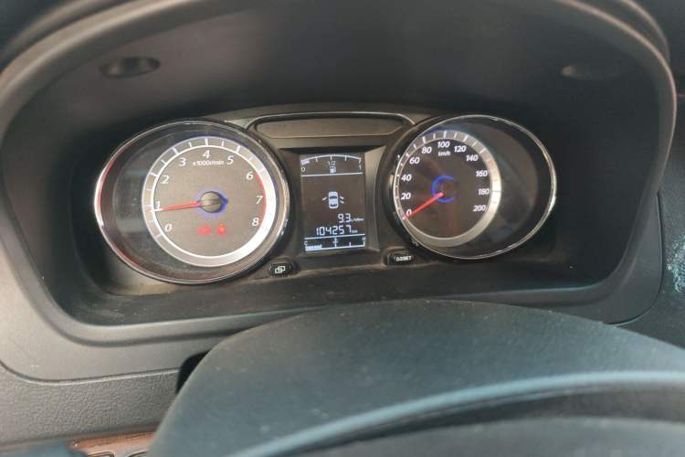 Used FORTHING CM7 2018 Classic Edition 2.0T Manual Luxury Model Odometer Close Up