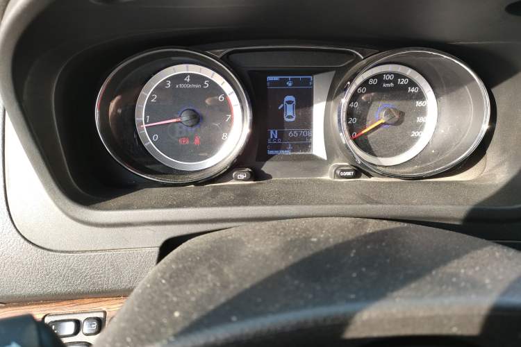 Used FORTHING CM7 2018 Classic Edition 2.0T Automatic Luxury Model Odometer Close Up