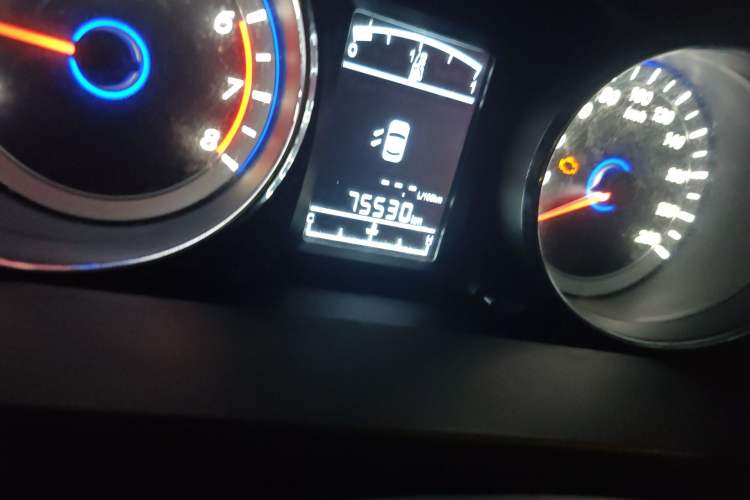 Used FORTHING CM7 2018 Classic Edition 2.0T Manual Luxury Model Odometer Close Up