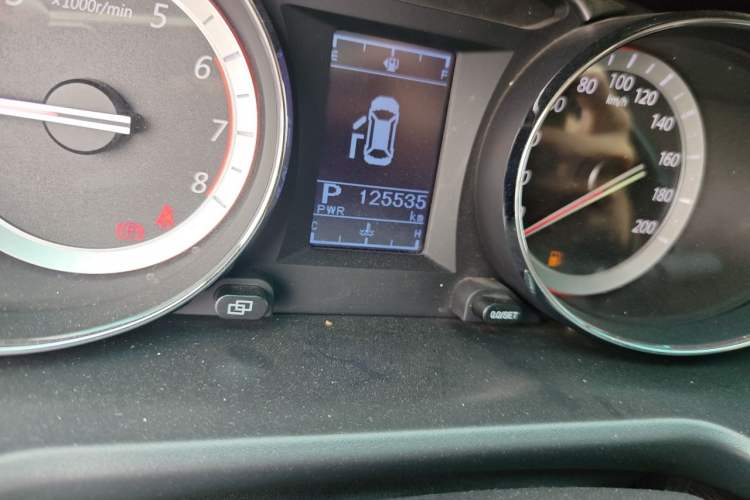 Used FORTHING CM7 2018 Revised Version 2.0T Automatic Luxury Edition Odometer Close Up