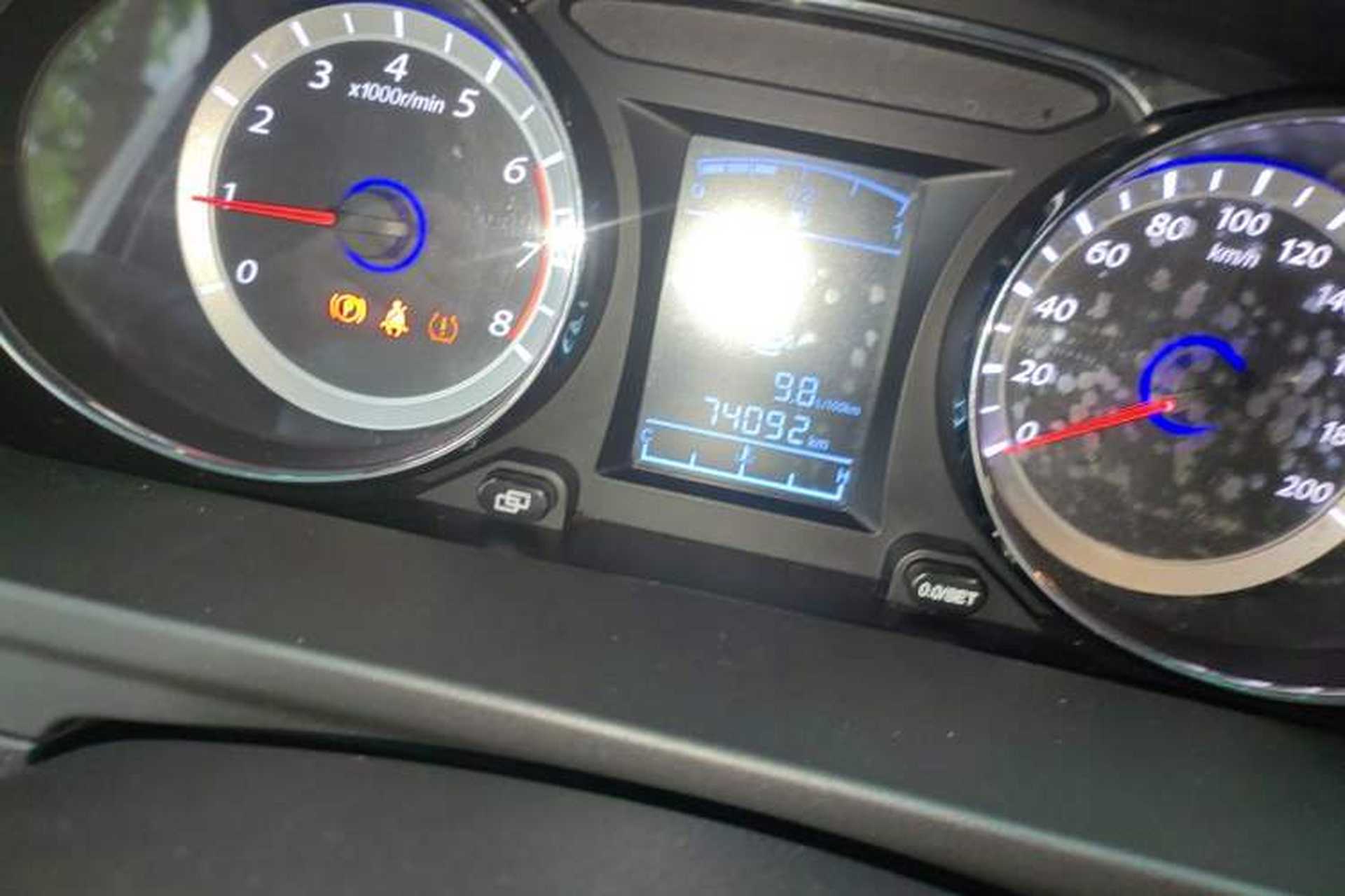 Used FORTHING CM7 2018 2.0T Manual Luxury Version Odometer Close Up