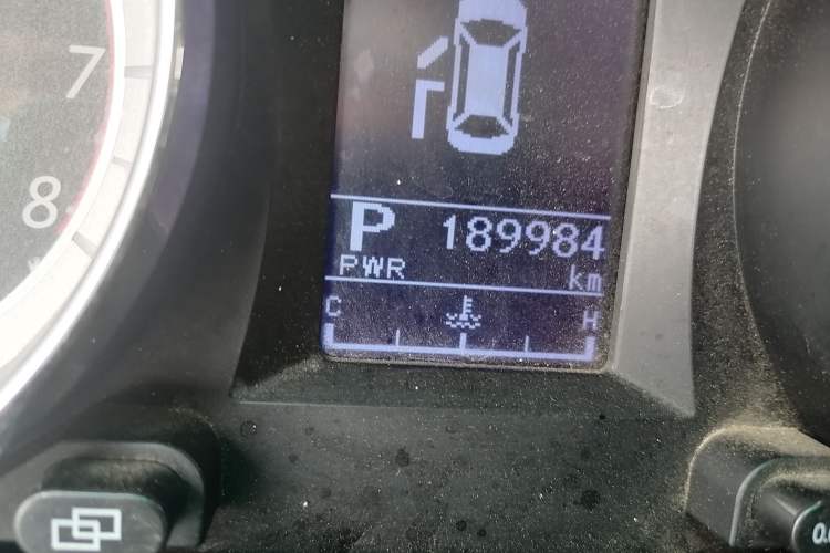 Used FORTHING CM7 2018 Revised Version 2.0T Automatic Luxury Edition Odometer Close Up