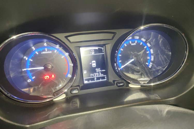 Used FORTHING F600 2016 F600 1.5T Luxury Edition Odometer Close Up