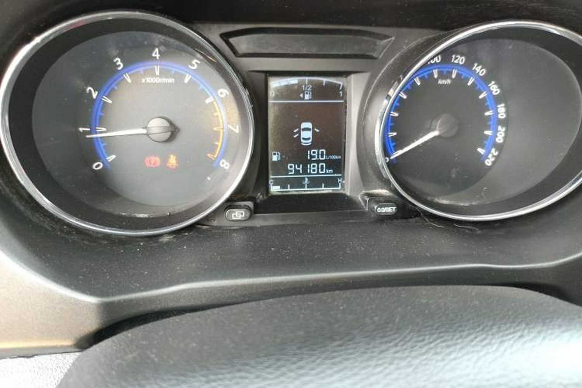 Used FORTHING F600 2016 F600 2.0L Luxury Model Odometer Close Up