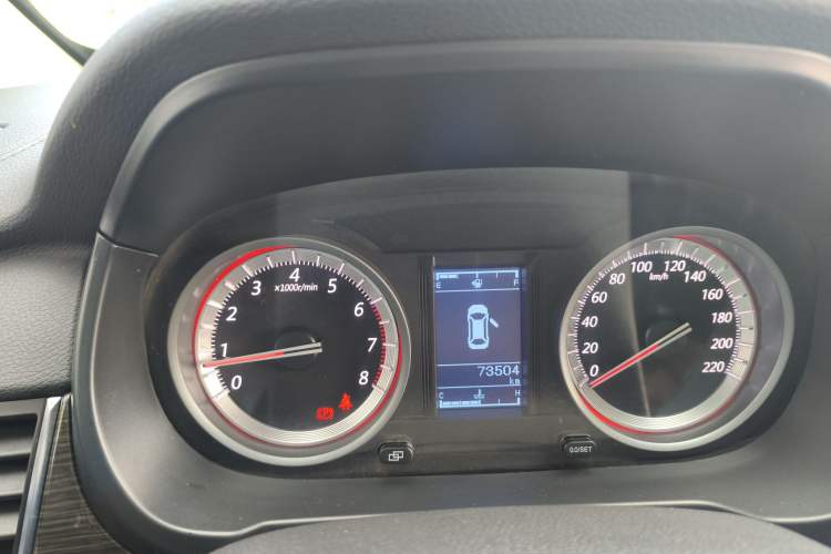 Used FORTHING F600 2016 F600 1.5T Luxury Model Odometer Close Up