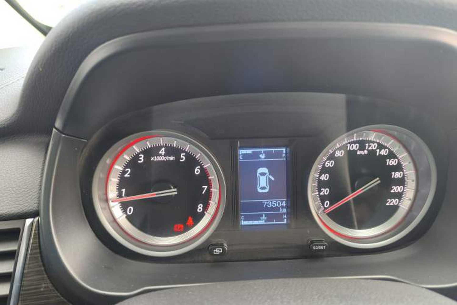 Used FORTHING F600 2016 F600 1.5T Luxury Model Odometer Close Up