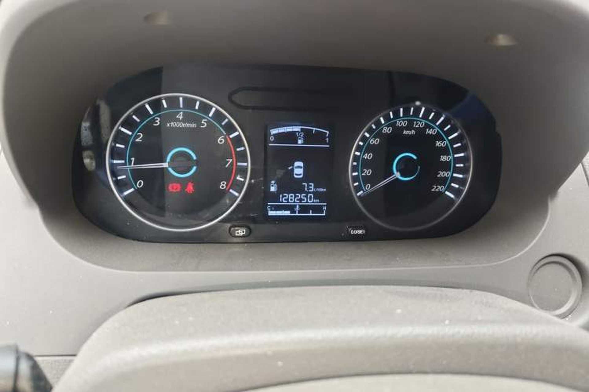 Used FORTHING Joyear S50 2014 1.5L Manual Luxury Model Odometer Close Up