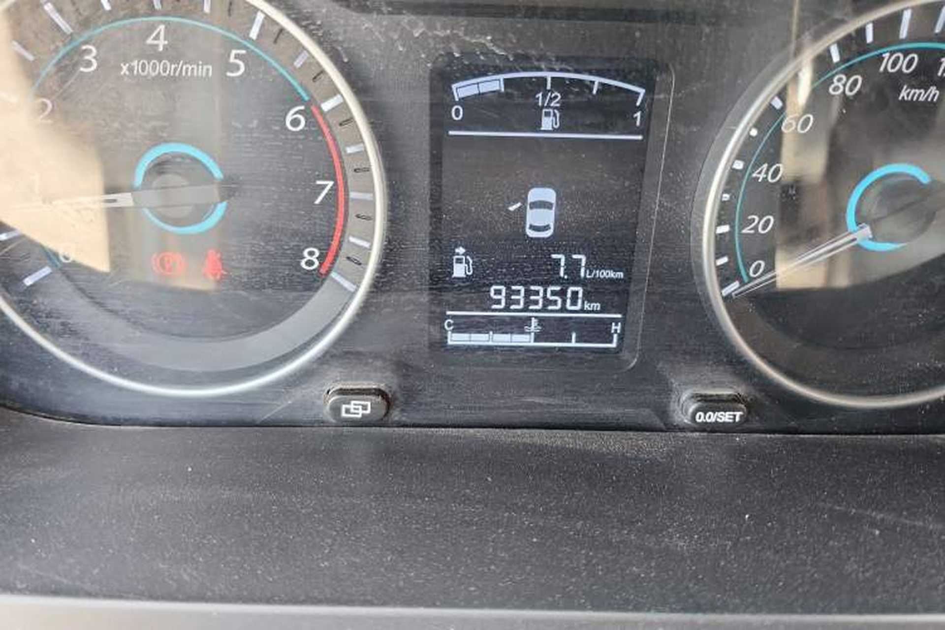 Used FORTHING Joyear S50 2016 1.5L Manual Luxury Edition Odometer Close Up
