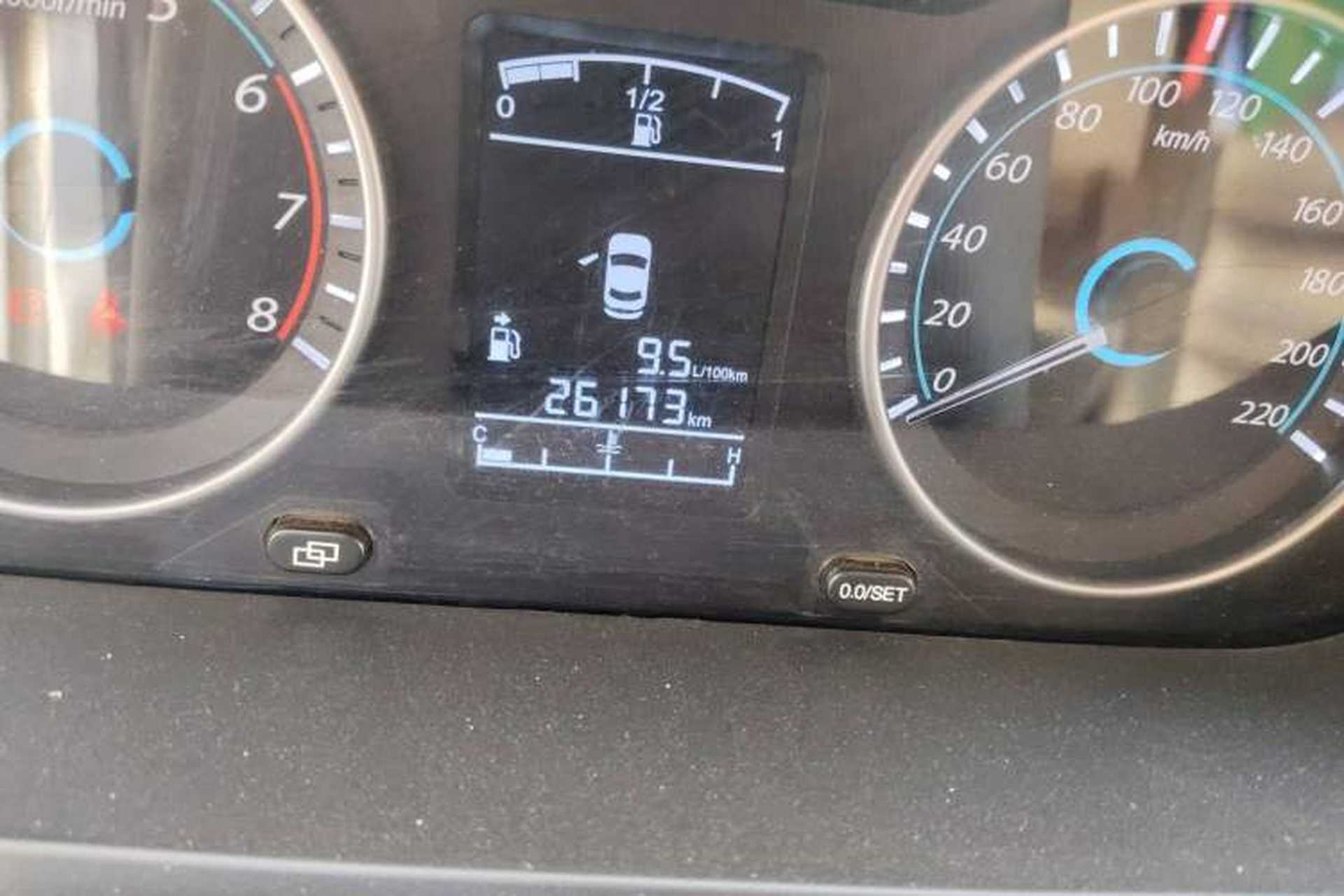 Used FORTHING Joyear S50 2016 1.5L Manual Luxury Edition Odometer Close Up