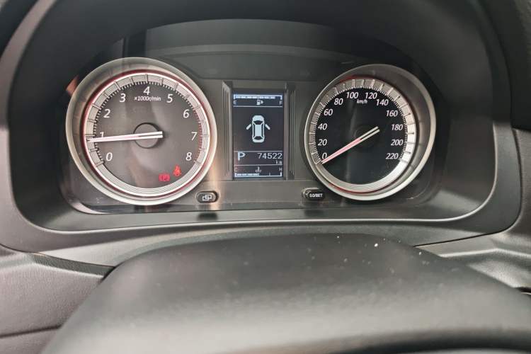 Used FORTHING Joyear S50 2017 1.6L CVT Luxury Model Odometer Close Up