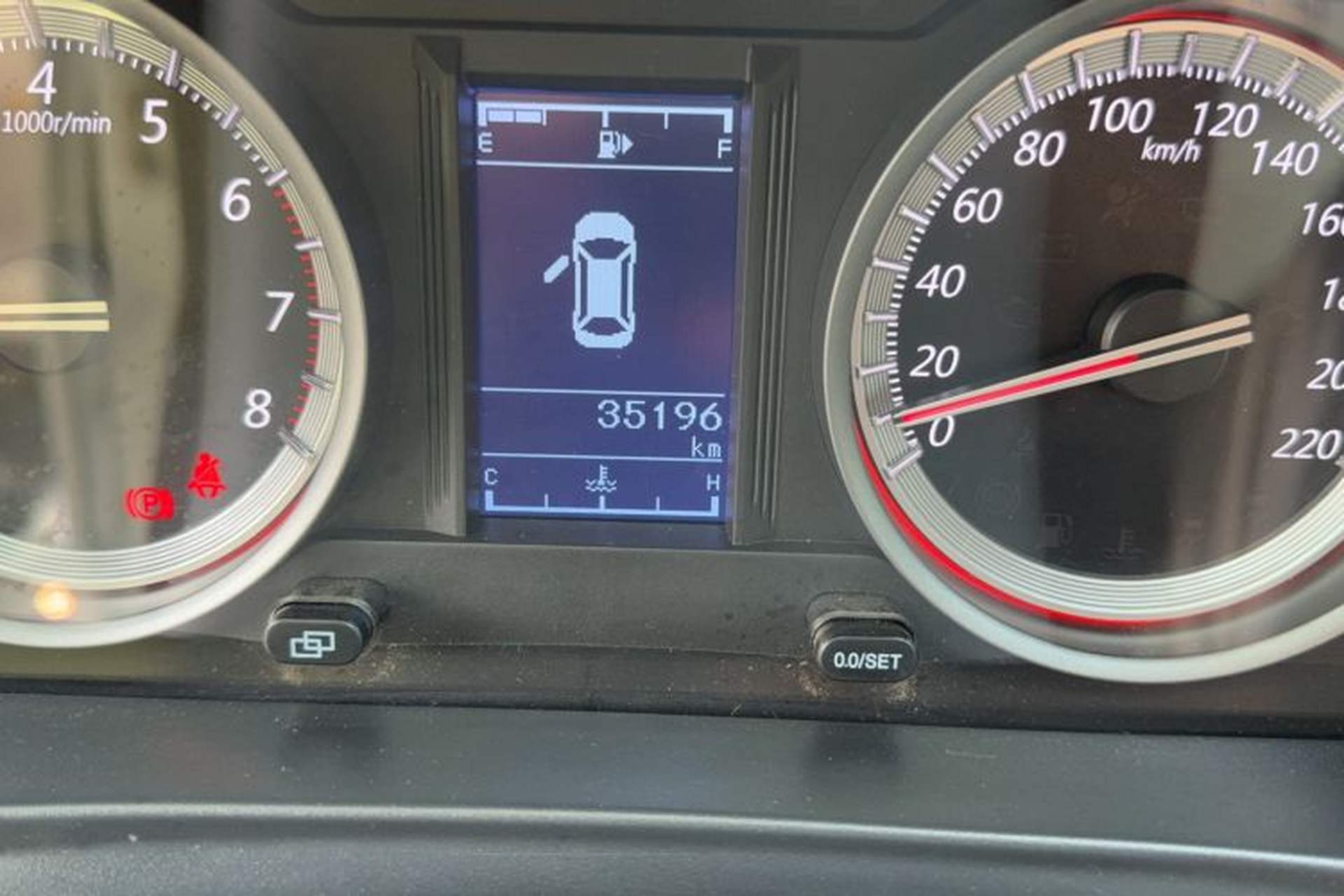 Used FORTHING Joyear S50 2017 1.5L Manual Luxury Version Odometer Close Up