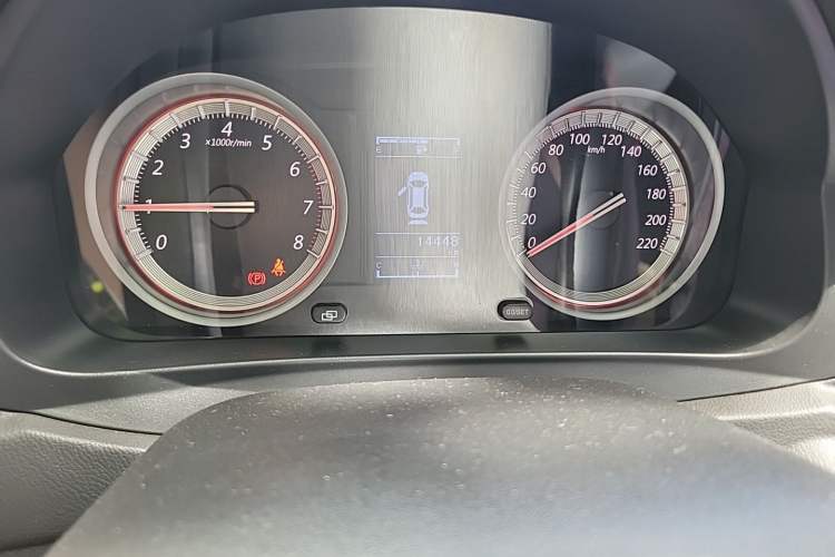 Used FORTHING Joyear S50 2017 1.5L Manual Luxury Model Odometer Close Up