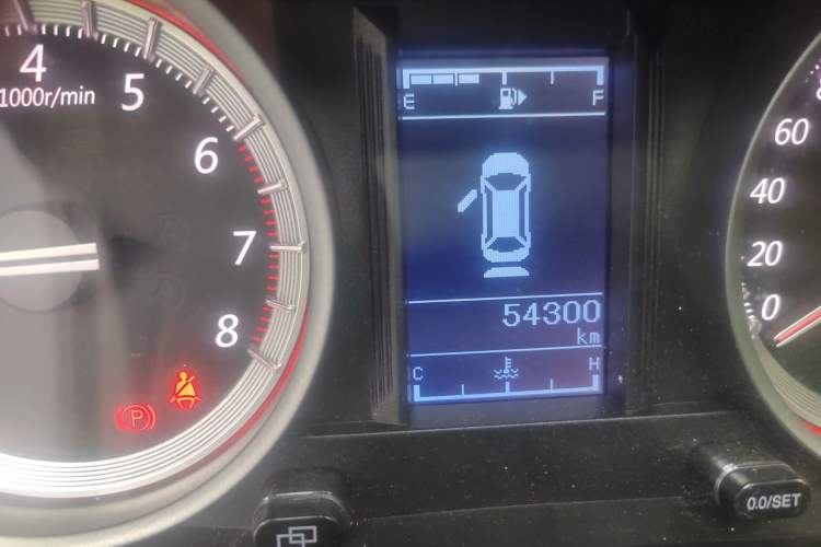 Used FORTHING Joyear S50 2017 1.5L Manual Luxury Model Odometer Close Up