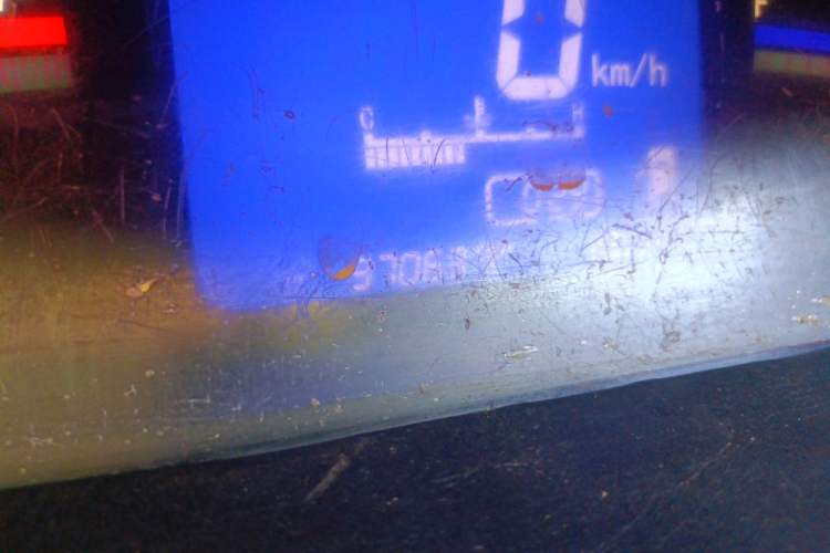 Used FORTHING Joyear SUV 2012 1.6L Luxury Model Odometer Close Up