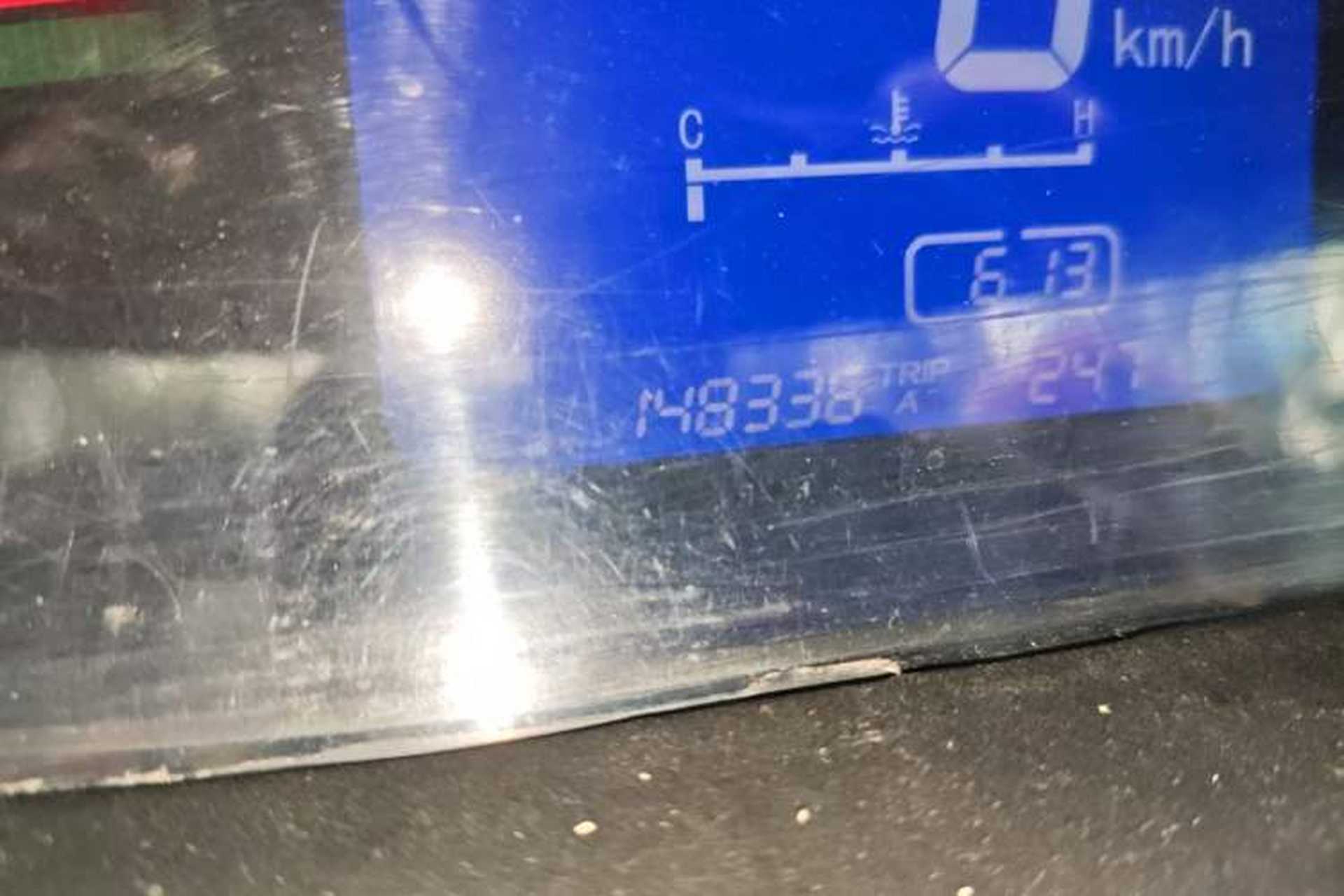 Used FORTHING Joyear SUV 2012 1.6L Comfort Model Odometer Close Up