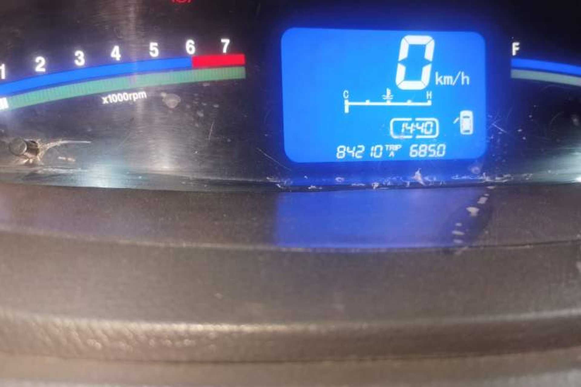 Used FORTHING Joyear SUV 2012 1.6L Luxury Model Odometer Close Up