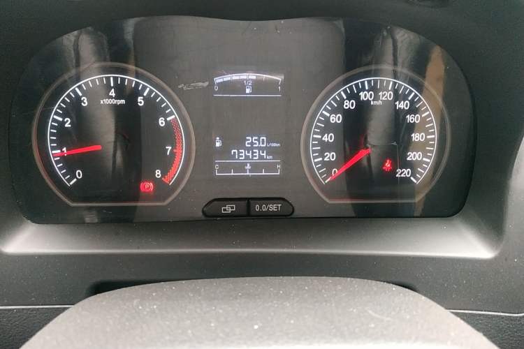 Used FORTHING Joyear X3 2014 1.5L Luxury Model Odometer Close Up