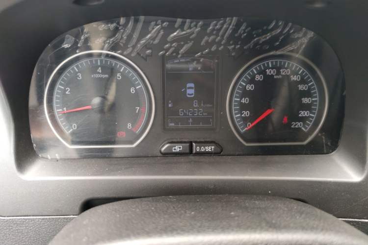 Used FORTHING Joyear X3 2015 1.5L Deluxe Model Odometer Close Up