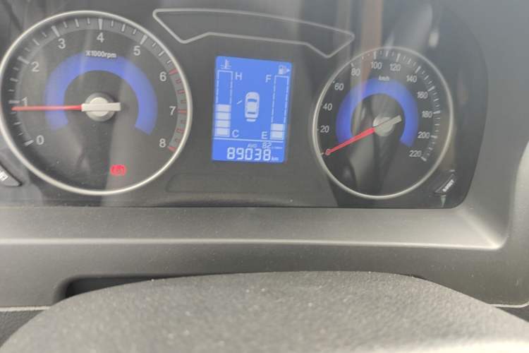 Used FORTHING Joyear X3 2015 1.5L Comfort Model Odometer Close Up