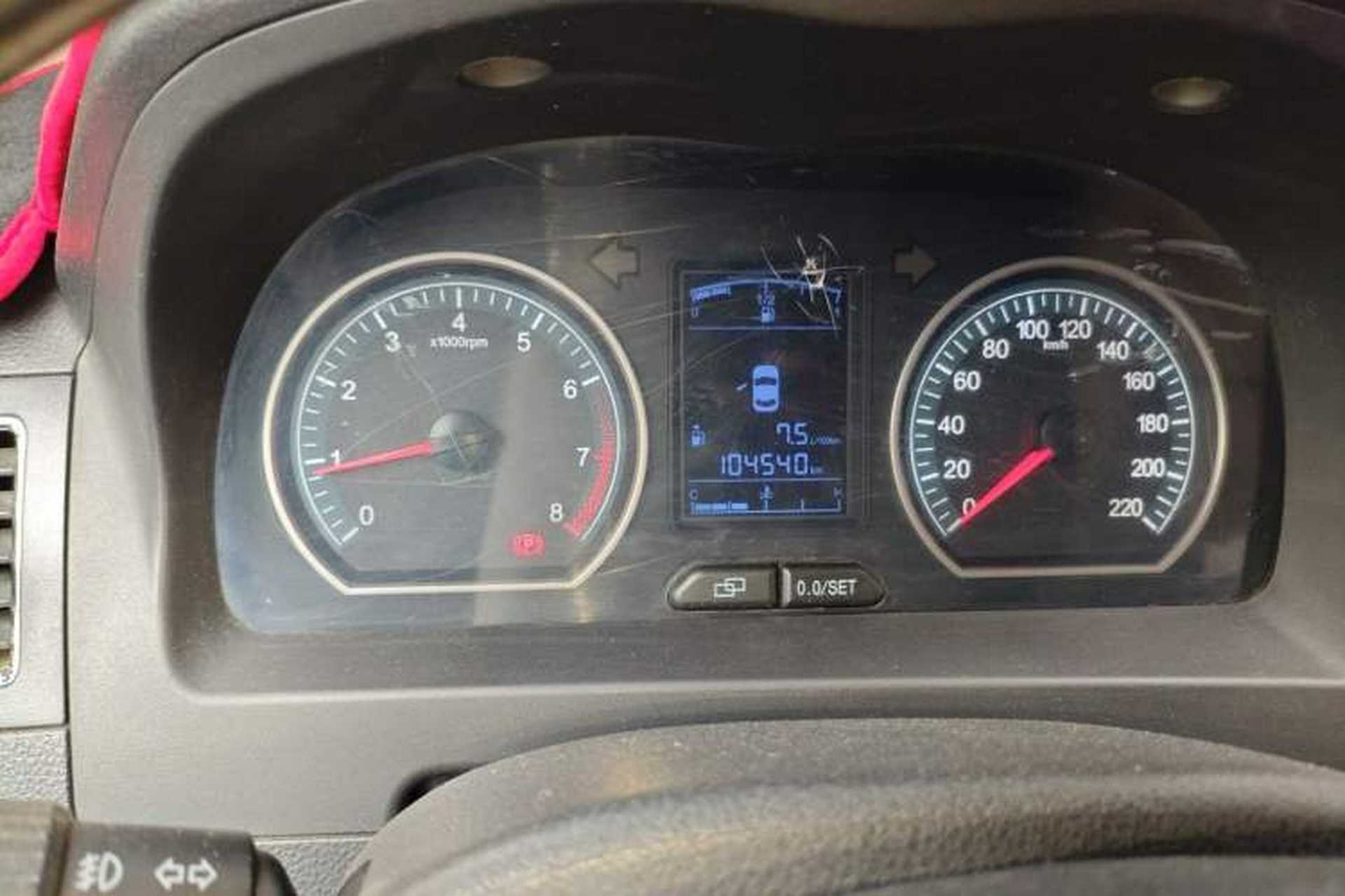Used FORTHING Joyear X3 2015 1.5L Deluxe Model Odometer Close Up