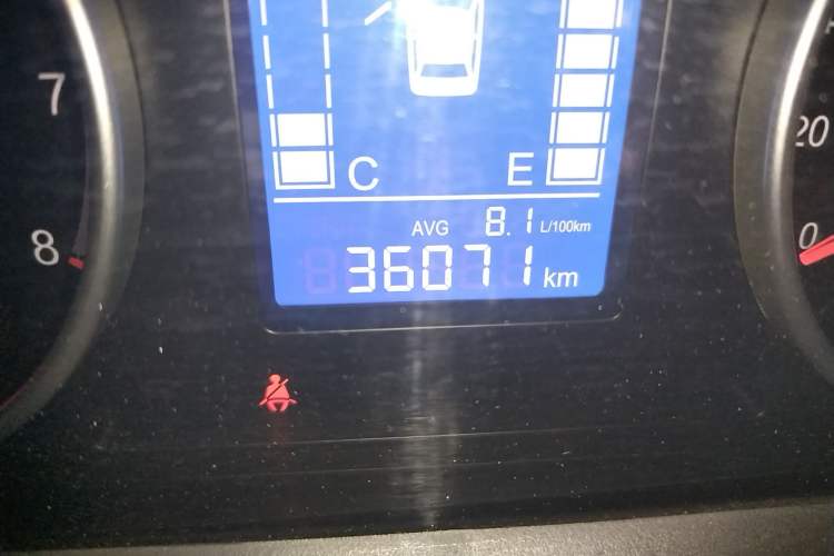 Used FORTHING Joyear X3 2016 1.5L Luxury Model Odometer Close Up