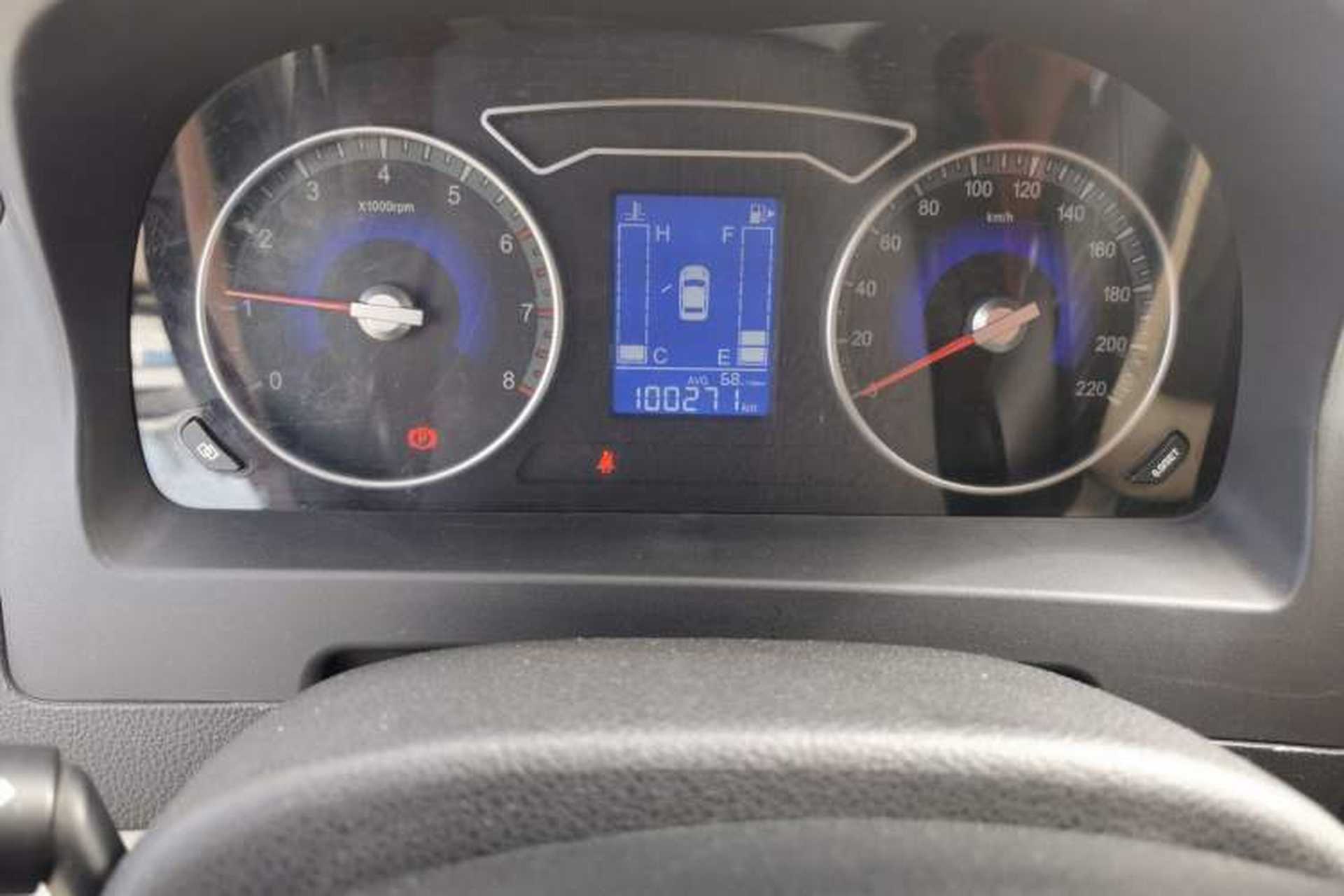 Used FORTHING Joyear X3 2016 1.5L Comfort Model Odometer Close Up