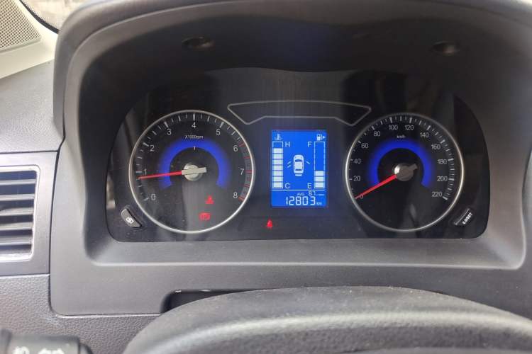Used FORTHING Joyear X3 2016 1.5L Comfort Model Odometer Close Up