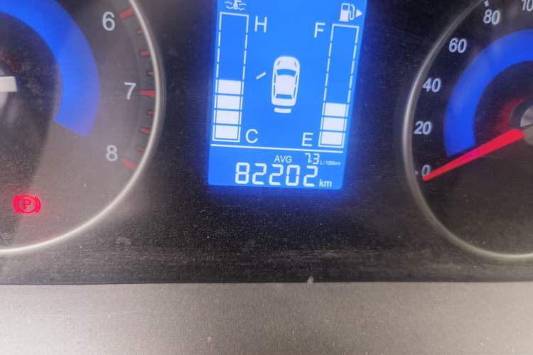 Used FORTHING Joyear X3 2016 1.5L Comfort Model Odometer Close Up