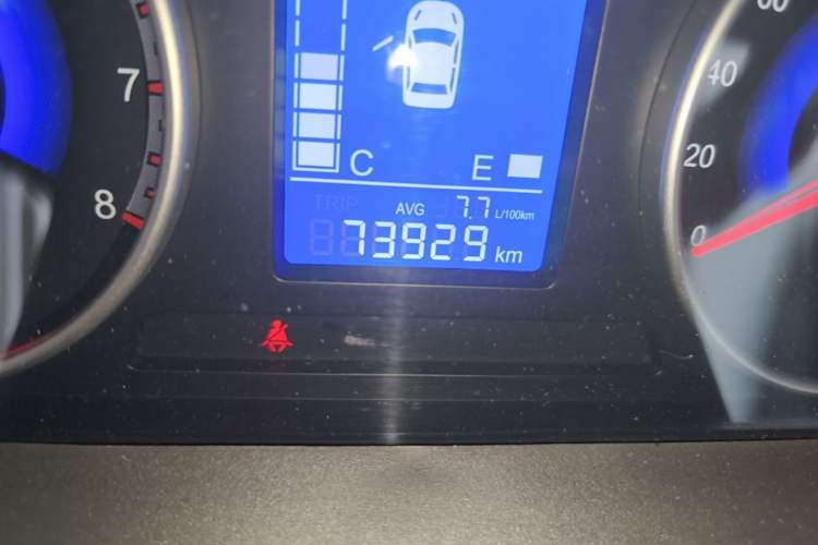 Used FORTHING Joyear X3 2016 1.5L Comfort Model Odometer Close Up
