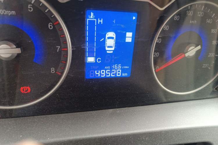 Used FORTHING Joyear X3 2016 1.5L Luxury Model Odometer Close Up