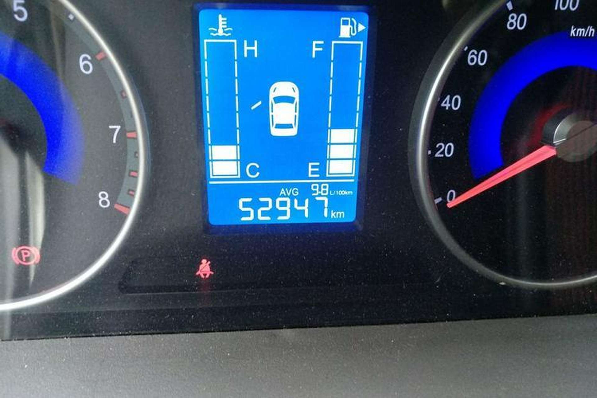Used FORTHING Joyear X3 2016 1.5L Comfort Model Odometer Close Up