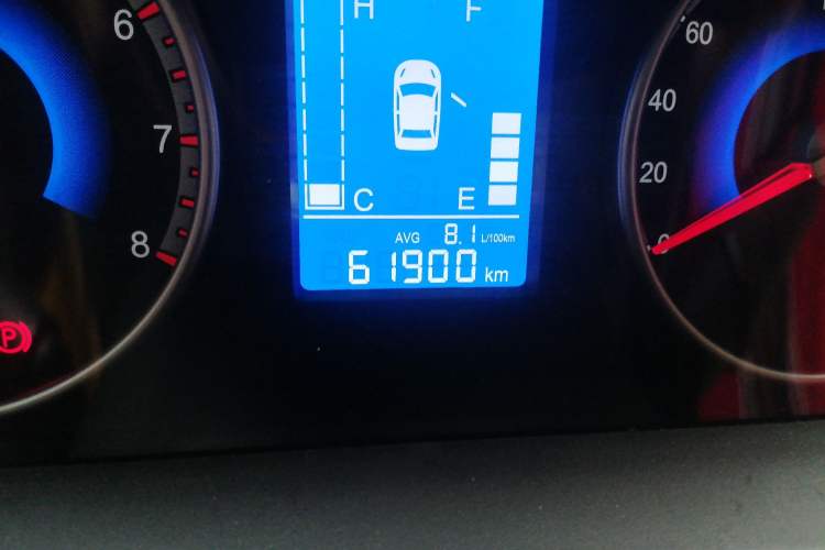 Used FORTHING Joyear X3 2016 1.5L Comfort Model Odometer Close Up