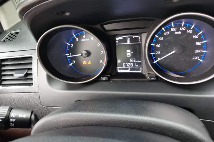 Used FORTHING Joyear X3 2017 1.5L Manual Luxury Model Odometer Close Up