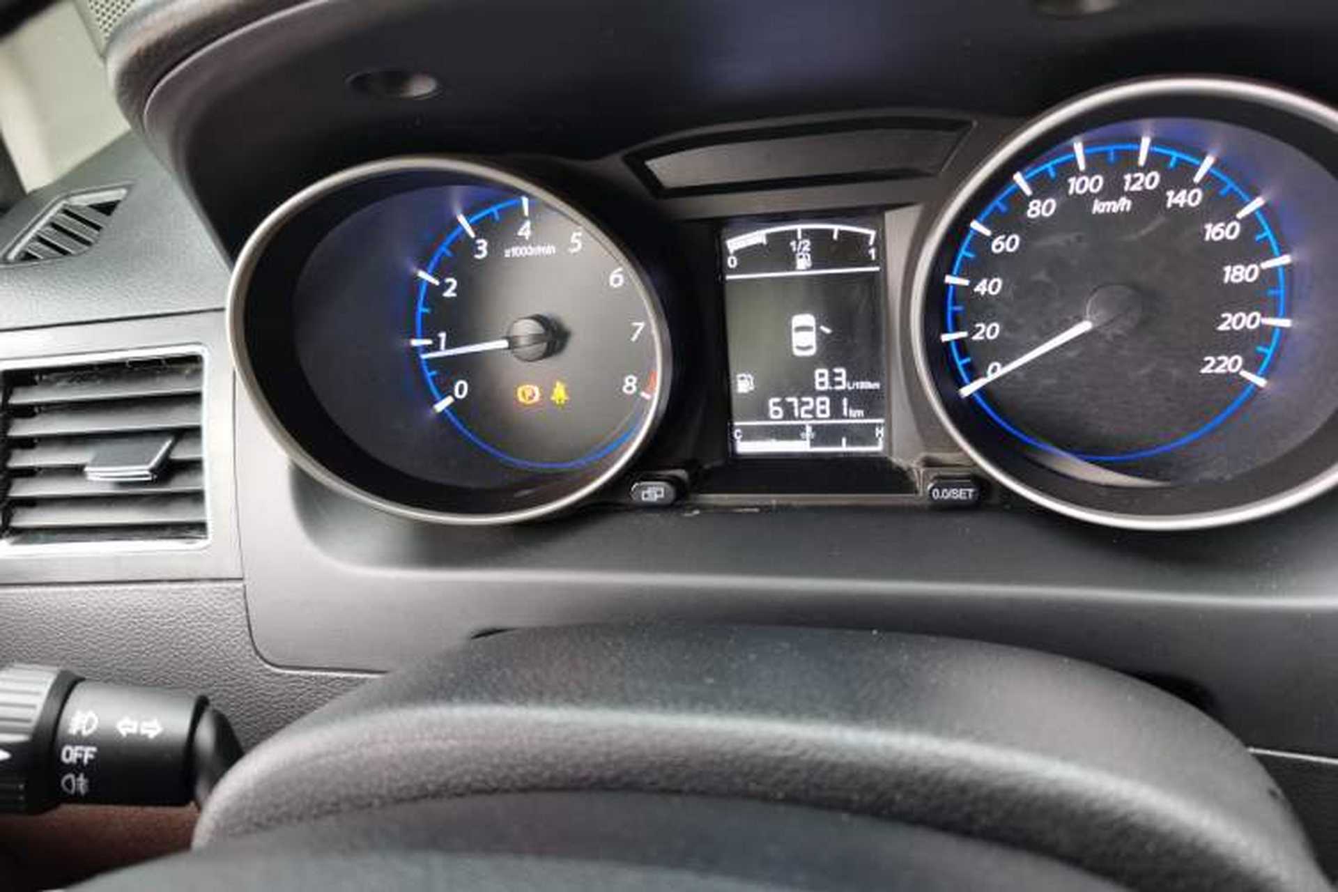 Used FORTHING Joyear X3 2017 1.5L Manual Luxury Model Odometer Close Up