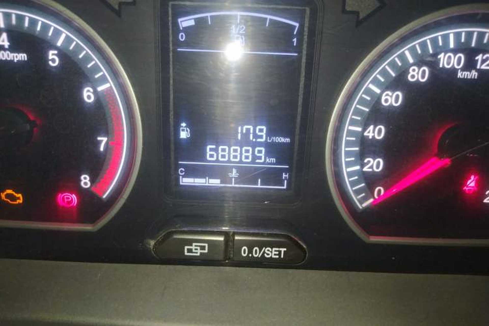 Used FORTHING Joyear X5 2013 1.6L Manual Luxury Model China IV Standard Odometer Close Up