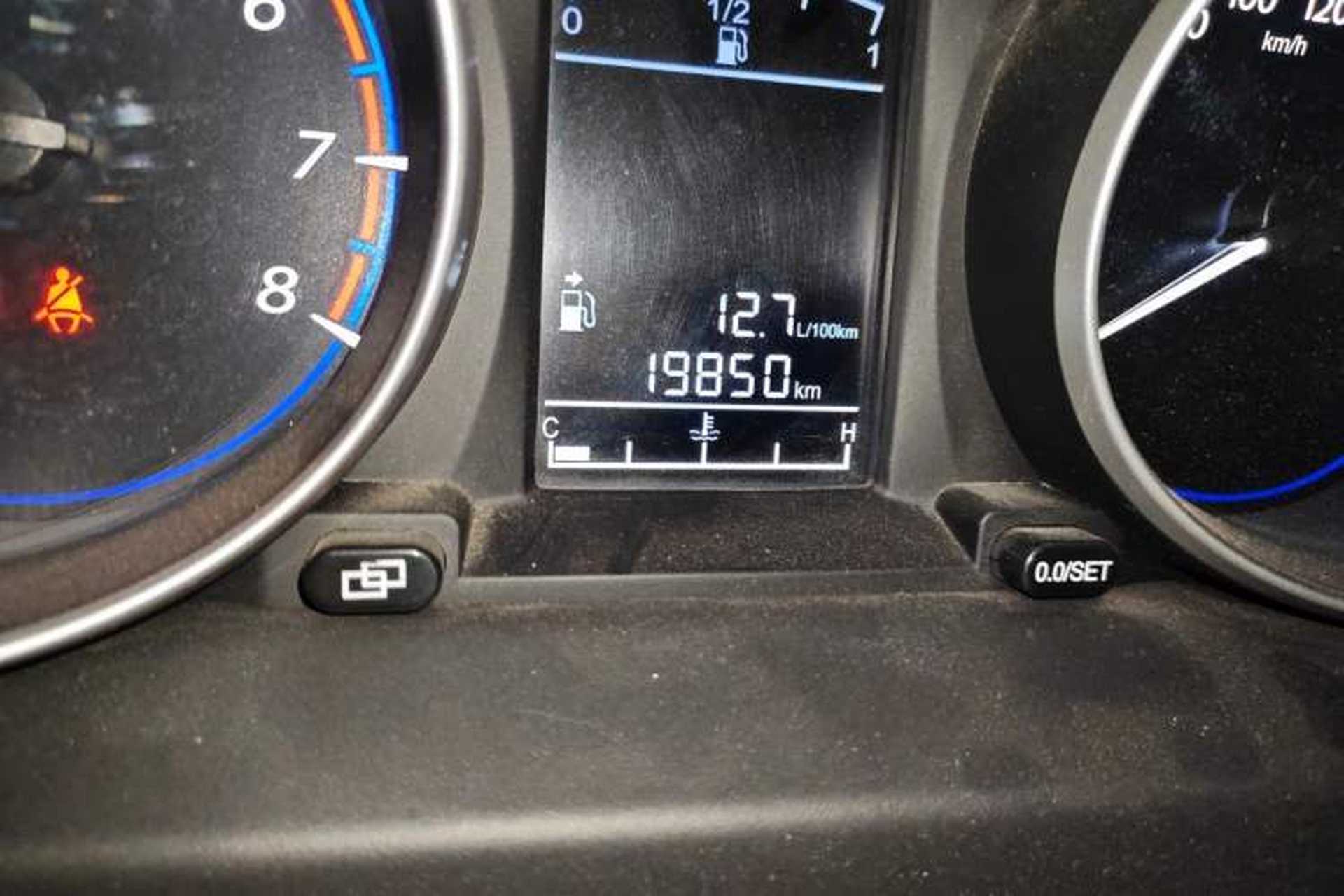 Used FORTHING Joyear X5 2015 1.6L Manual Luxury Model Odometer Close Up