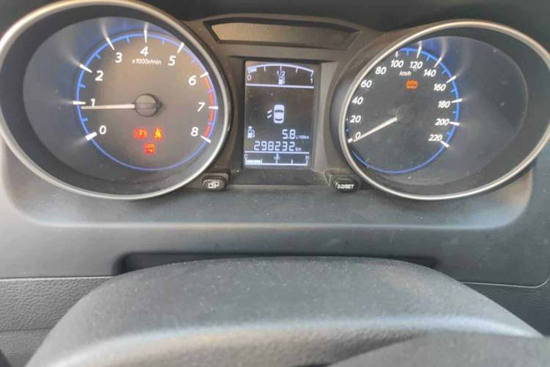 Used FORTHING Joyear X5 2015 1.8T Manual Luxury Model Odometer Close Up