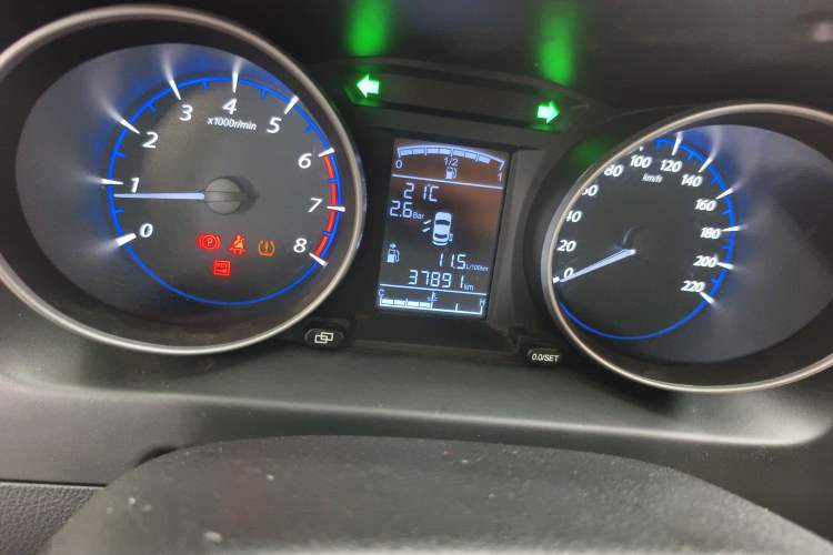 Used FORTHING Joyear X5 2015 1.6L Manual Luxury Model Odometer Close Up