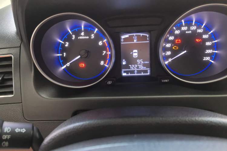 Used FORTHING Joyear X5 2016 1.6L Manual Luxury Edition Odometer Close Up