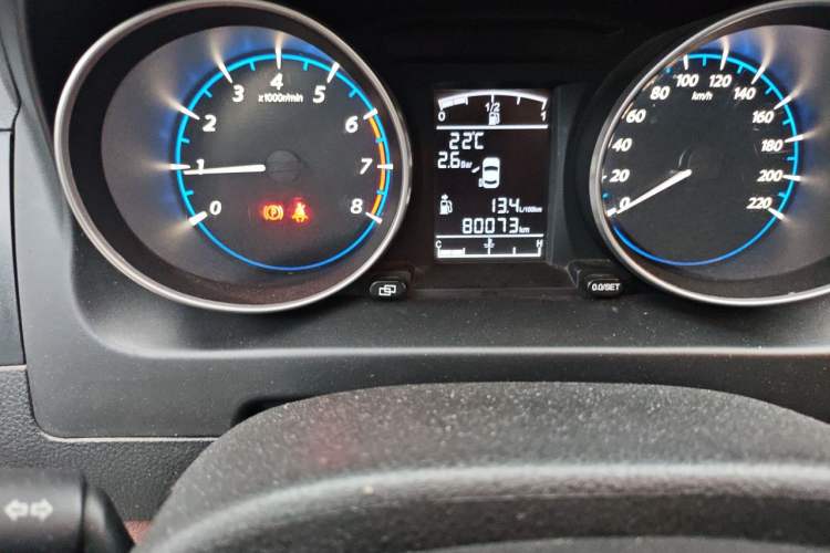 Used FORTHING Joyear X5 2016 1.6L Manual Luxury Model Odometer Close Up