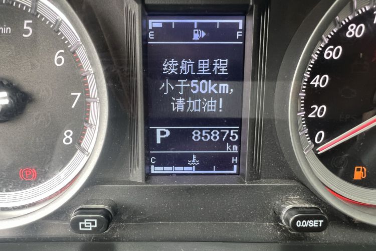 Used FORTHING Joyear X5 2017 1.6L CVT Luxury Model Odometer Close Up