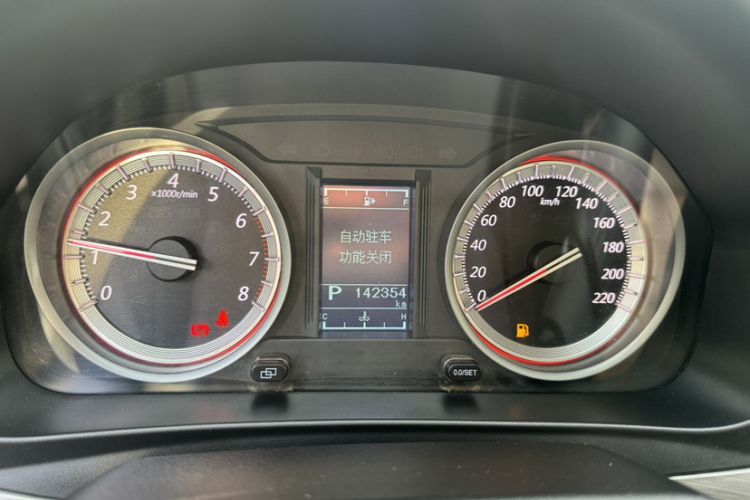 Used FORTHING Joyear X5 2017 Jingxiang Series 1.5T CVT Luxury Model Odometer Close Up