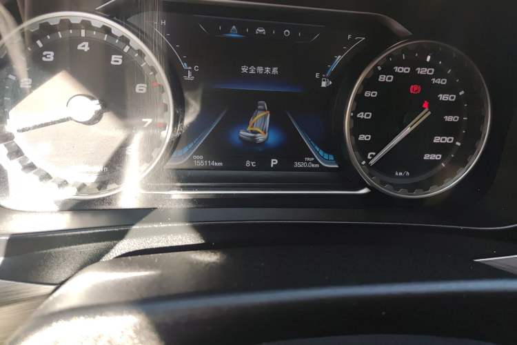 Used FORTHING Joyear X5 2017 Jingxiang Series 1.5T CVT Luxury Model Odometer Close Up
