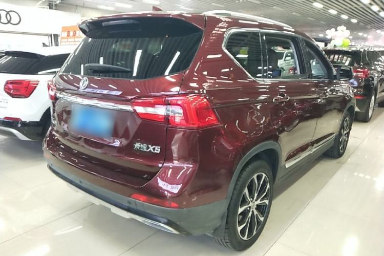 Used FORTHING Joyear X5 2017 Jingxiang Series 1.5T CVT Luxury Model Rear Right 45 Deg