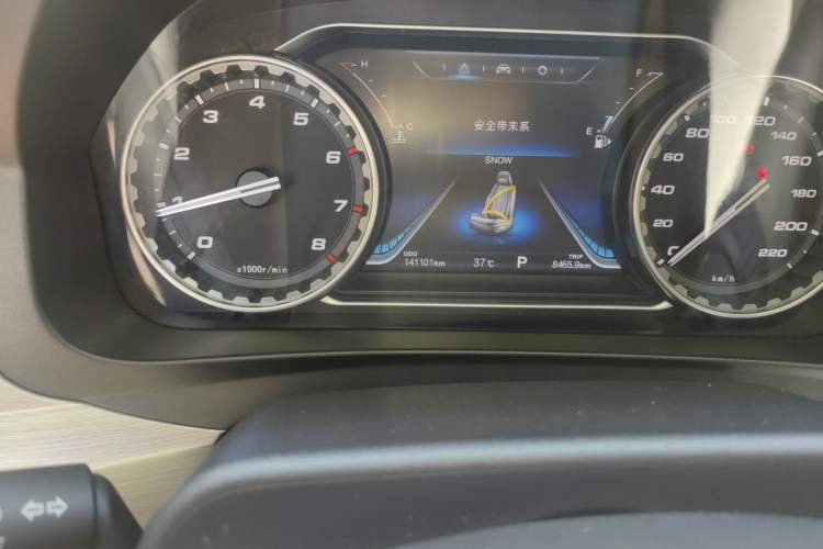 Used FORTHING Joyear X5 2017 Jingxiang Series 1.5T CVT Luxury Model Odometer Close Up