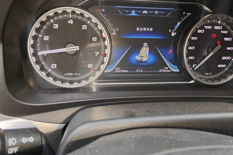 Used FORTHING Joyear X5 2017 Jingxiang Series 1.5T Manual Luxury Model Odometer Close Up