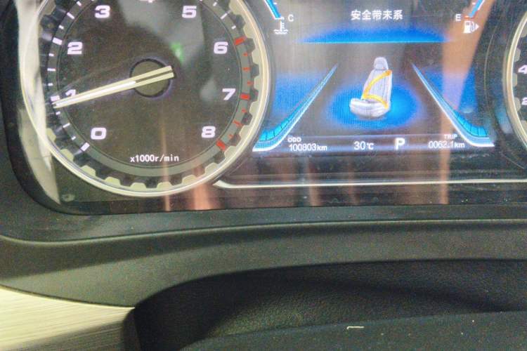 Used FORTHING Joyear X5 2017 Jingxiang Series 1.5T CVT Luxury Model Odometer Close Up